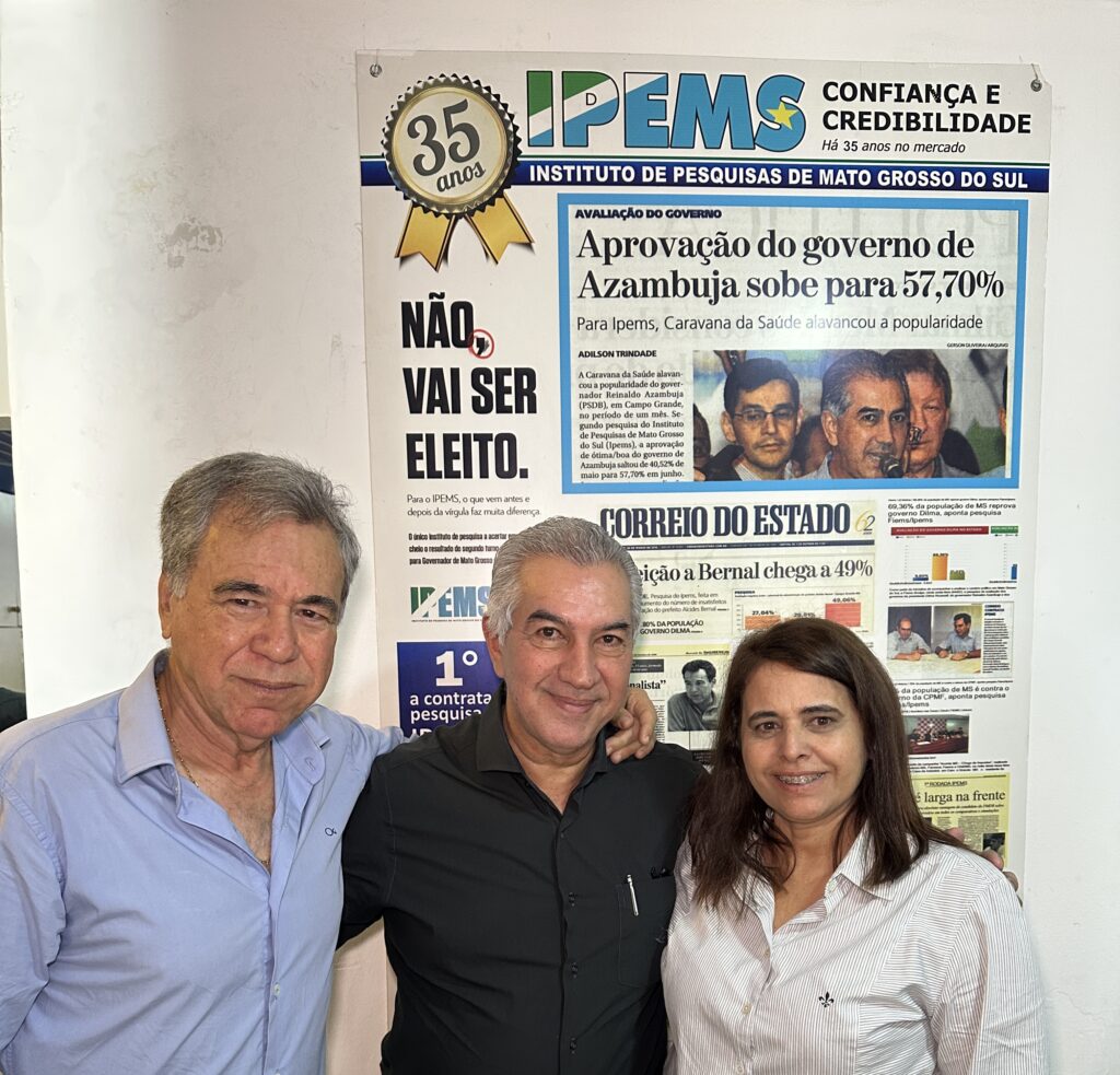 Reinaldo Azambuja prestigia confraternização pelos 35 anos do IPEMS e destaca importância do instituto para Mato Grosso do Sul
