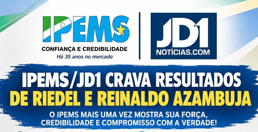 IPEMS crava resultado da eleição em MS e confirma números de Riedel e Reinaldo Azambuja